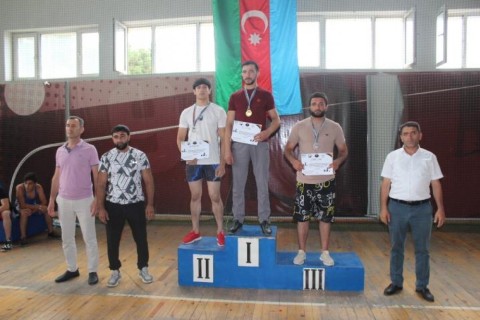 Tovuzda güc idman növləri üzrə yay turnirinin qalibləri müəyyənləşib - FOTO