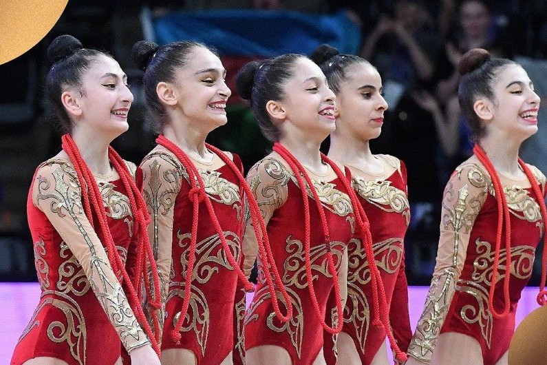 MDB Oyunları: Azərbaycanın qrup hərəkətləri komandası bürünc medal qazanıb