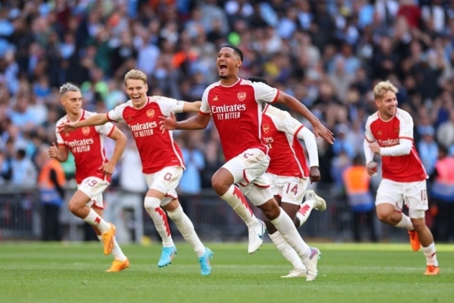 Arsenal beat Manchester City to win 2023 FA Community Shield