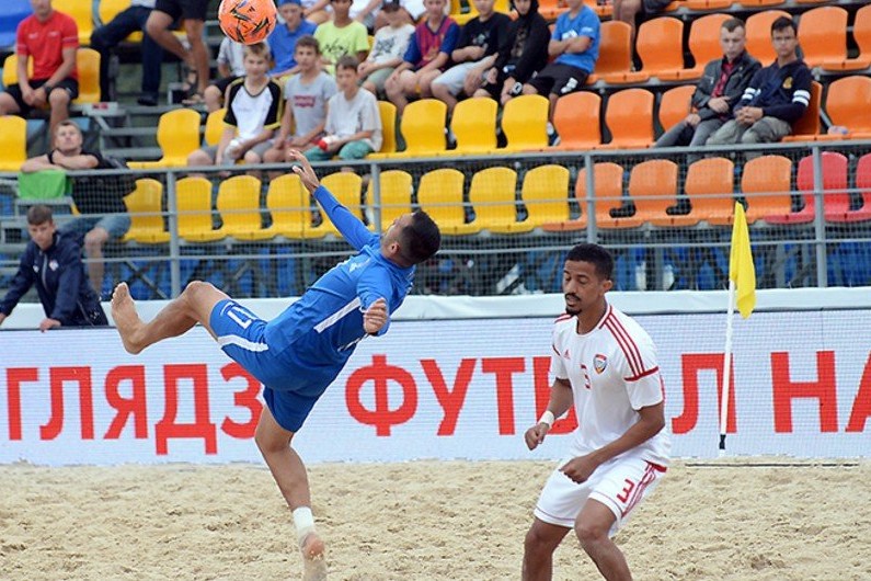 MDB Oyunları: Azərbaycanın çimərlik futbolu yığması qələbə qazanıb