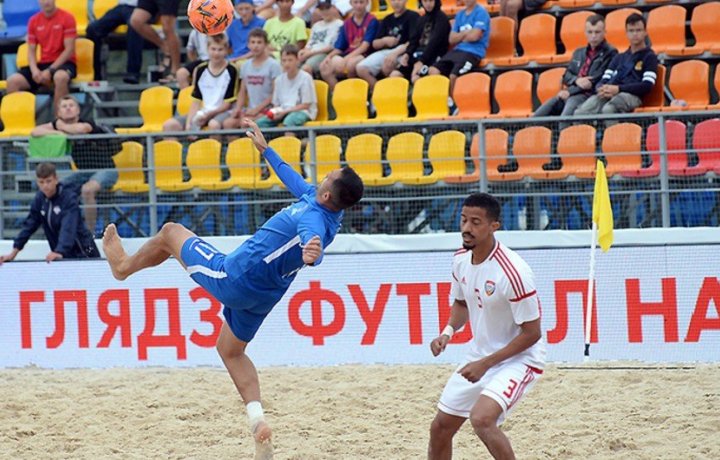 MDB Oyunları: Azərbaycanın çimərlik futbolu yığması qələbə qazanıb