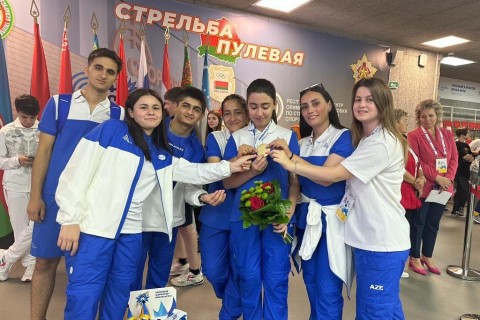 MDB Oyunları: Azərbaycan atıcısı erməniyə qalib gələrək qızıl medal qazanıb -  FOTO