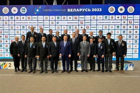 Azerbaijani referee controls judo bouts at 2023 CIS Games