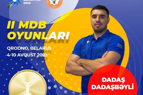 Azərbaycan ağırlıqqaldıranı II MDB Oyunlarının qalibi olub