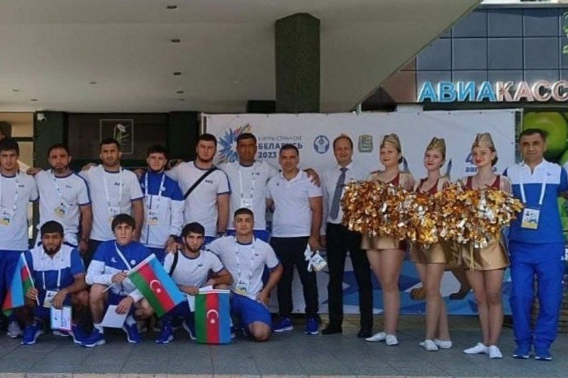 Azerbaijani wrestlers bring home six medals from Belarus