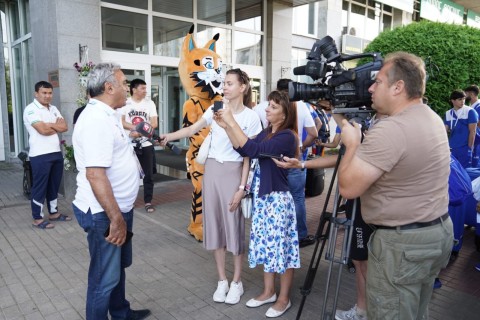 2-ci MDB oyunlarında iştirak edən karateçilərimiz Mogilyov şəhərinə gəliblər - VİDEO - FOTO - ÖZƏL