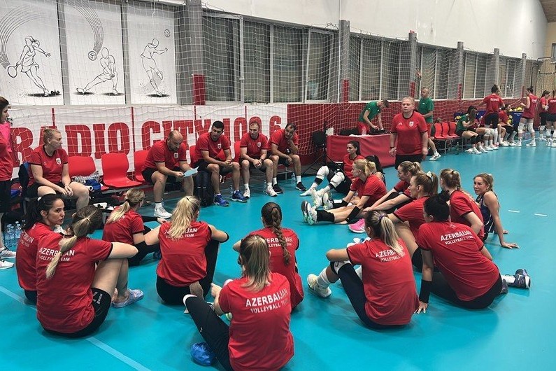 Azərbaycanın voleybol millisi Avropa çempionatına hazırlığı başa vurub