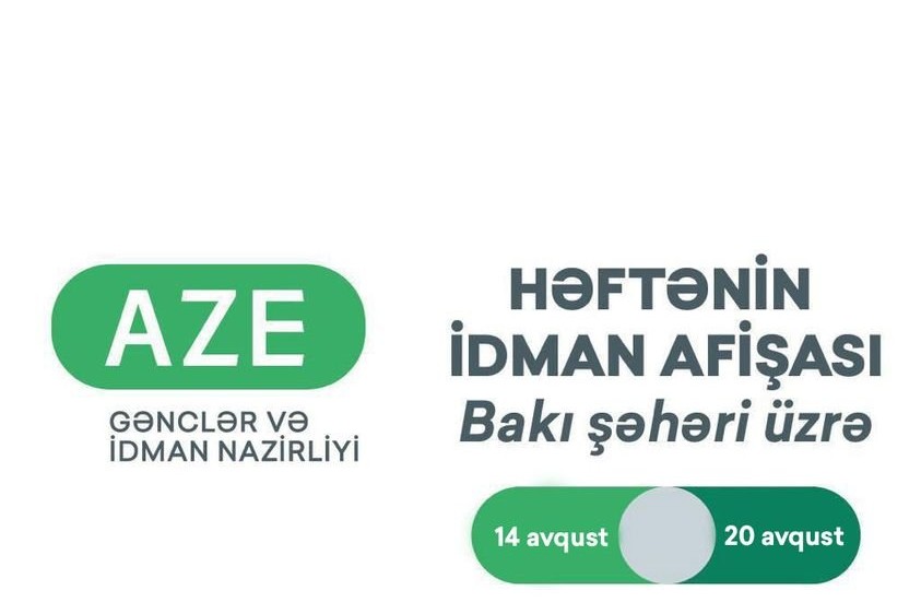 Bakı şəhəri üzrə HƏFTƏNİN İDMAN AFİŞASI