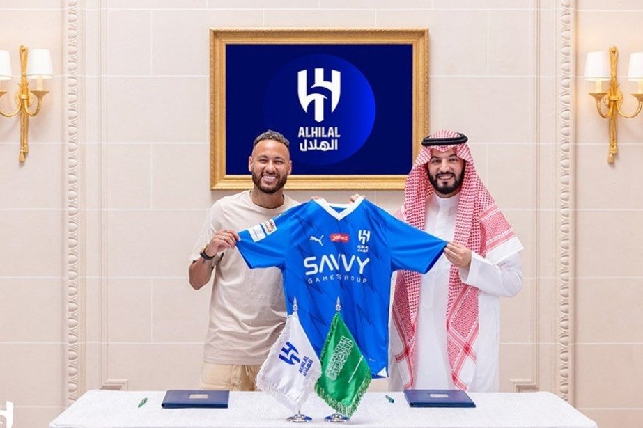 Neymar joins Saudi club Al Hilal from Paris Saint-Germain
