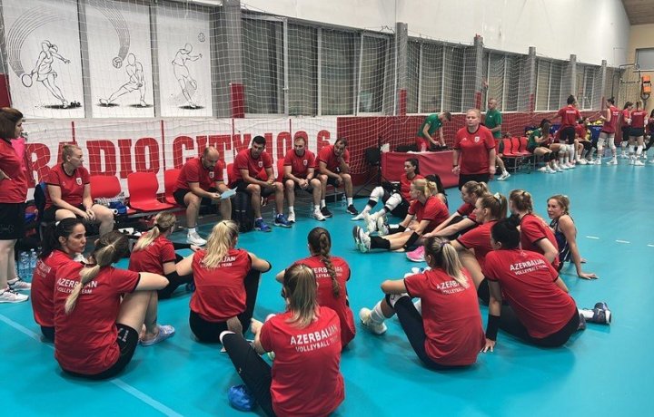Azərbaycanın voleybol millisi Avropa çempionatına hazırlığı başa vurub