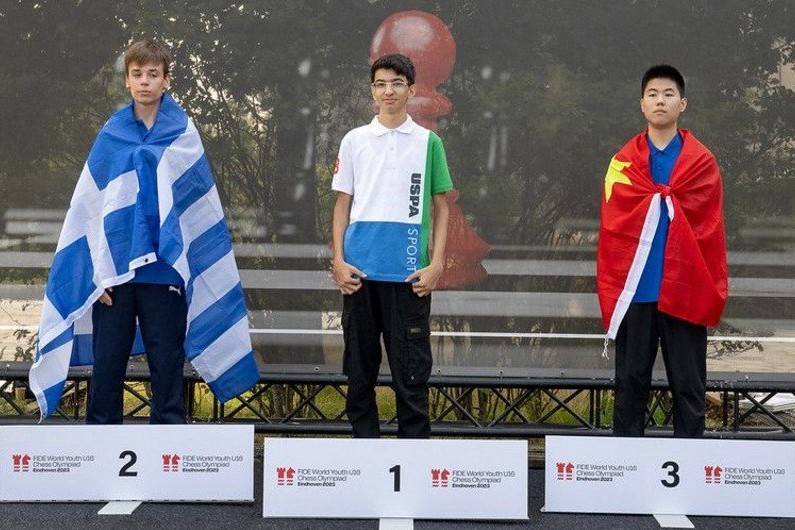Azerbaijani chess player wins gold medal at FIDE World Youth U16 Olympiad
