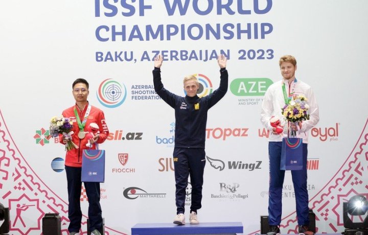 İsveçli atıcı: "Həm dünya çempionatının təşkilatçılığı, həm də Bakı çox gözəldir" - FOTO