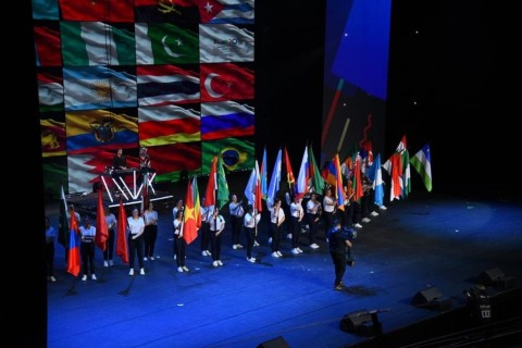 Beynəlxalq Universitet İdman Festivalının təntənəli açılış mərasimi keçirilib - FOTO