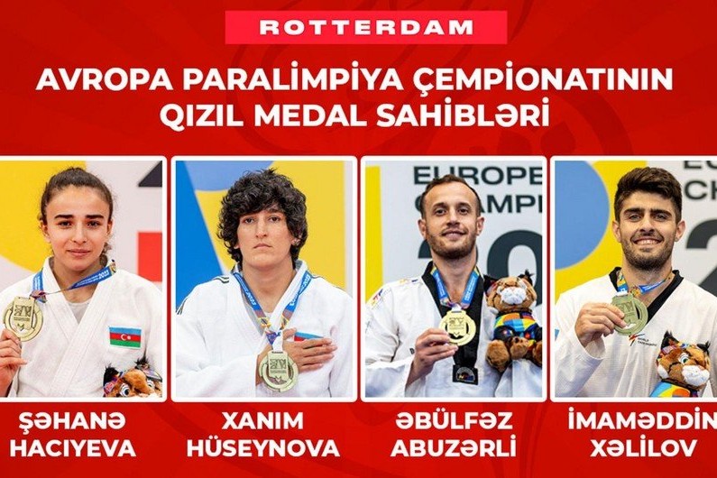 Azərbaycan paraatletləri Avropa çempionatını 13 medalla başa vurublar