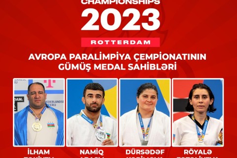 Azərbaycan paraatletləri Avropa çempionatını 13 medalla başa vurublar