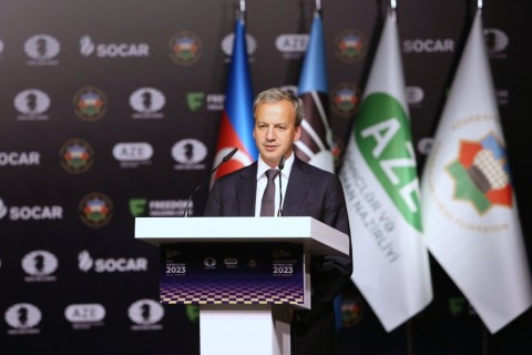 Bakıda qadın şahmatçılar arasında Dünya Kubokunun bağlanış və mükafatlandırma mərasimi olub - FOTO