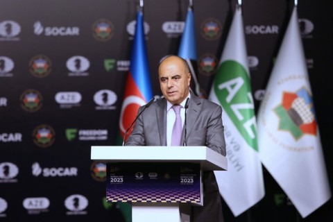 Bakıda qadın şahmatçılar arasında Dünya Kubokunun bağlanış və mükafatlandırma mərasimi olub - FOTO