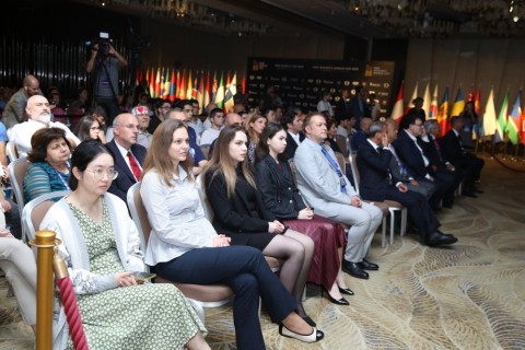 Bakıda qadın şahmatçılar arasında Dünya Kubokunun bağlanış və mükafatlandırma mərasimi olub - FOTO