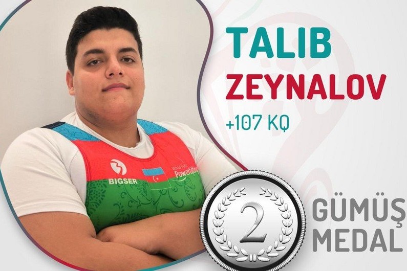 Azərbaycan pauerliftinqçisi dünya çempionatında 2 medal qazanıb