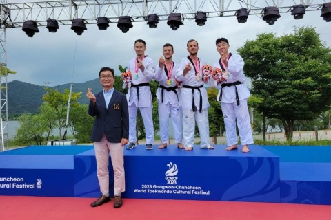 Azərbaycanın daha bir taekvondoçusu beynəlxalq turnirdə medal qazanıb - FOTO