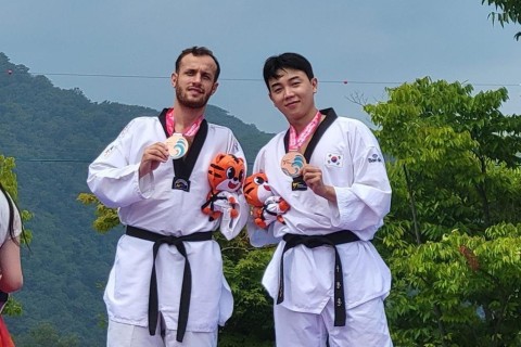 Azərbaycanın daha bir taekvondoçusu beynəlxalq turnirdə medal qazanıb - FOTO