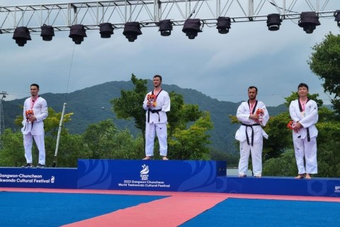Azərbaycanın daha bir taekvondoçusu beynəlxalq turnirdə medal qazanıb - FOTO