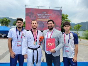 Azərbaycanın daha bir taekvondoçusu beynəlxalq turnirdə medal qazanıb - FOTO