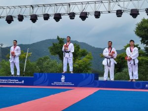 Azərbaycanın daha bir taekvondoçusu beynəlxalq turnirdə medal qazanıb - FOTO
