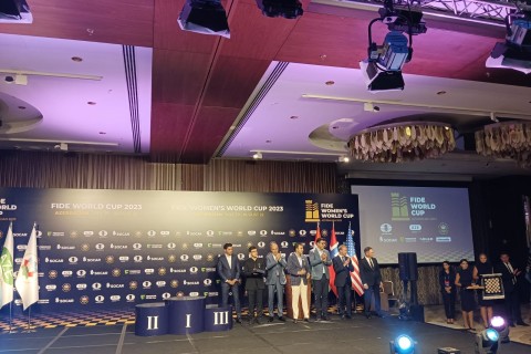 The closing ceremony of the Chess World Cup was held in Baku - PHOTO