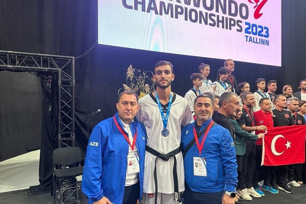 Azərbaycanlı taekvondoçu gümüş medal qazanıb
