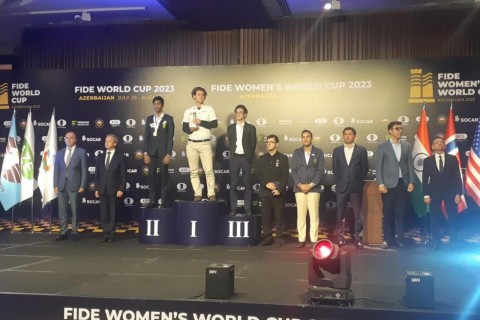 The closing ceremony of the Chess World Cup was held in Baku - PHOTO
