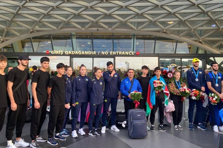 Azerbaijani taekwondo players returned home with medals