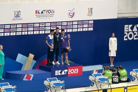 Azerbaijani swimmer won a silver medal - PHOTO