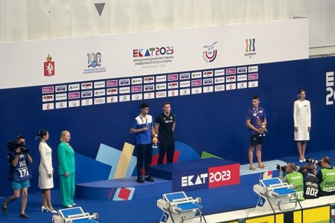 Azerbaijani swimmer won a silver medal - PHOTO