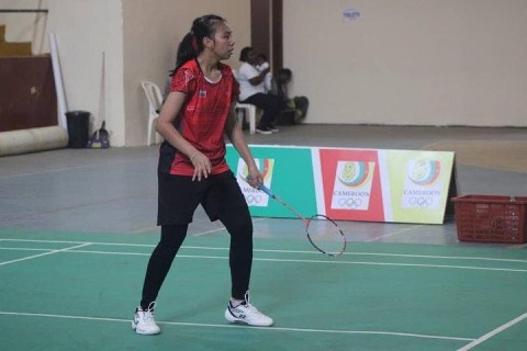 Azerbaijani badminton player won a gold medal - PHOTO