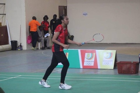 Azerbaijani badminton player won a gold medal - PHOTO