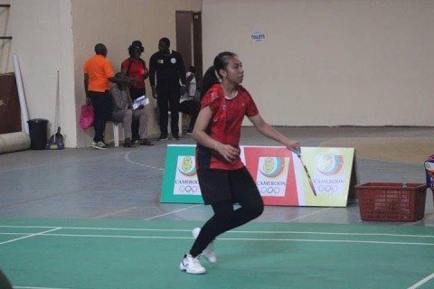 Azerbaijani badminton player won a gold medal - PHOTO