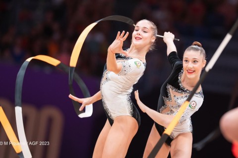 Azərbaycan gimnastlarının dünya çempionatında final çıxışı - FOTO