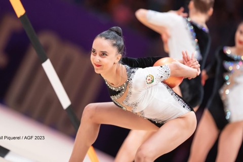 Azərbaycan gimnastlarının dünya çempionatında final çıxışı - FOTO