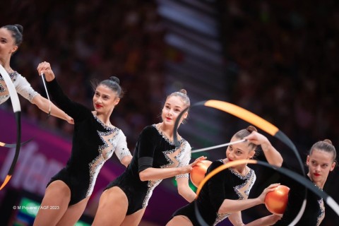 Azərbaycan gimnastlarının dünya çempionatında final çıxışı - FOTO