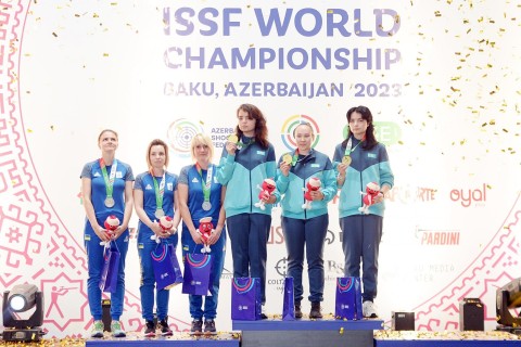 Dünya çempionatı: kişilər və qadınlar arasında daha bir növdə qaliblər müəyyənləşib - FOTO