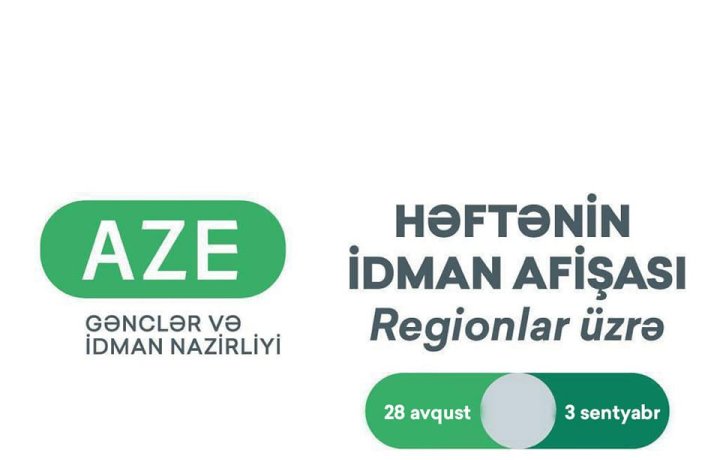 Regionlar üzrə həftənin idman afişası