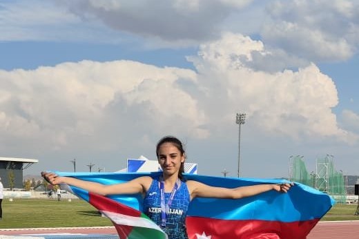 İlaha Guliyeva won a silver medal in Sivas