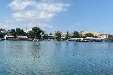 Photos from the open water swimming competition “Let’s cross the Kura”