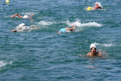 Swimming competition in Mingachevir - PHOTO