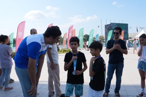 Swimming competition in Mingachevir - PHOTO