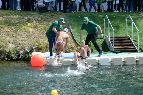 Swimming competition in Mingachevir - PHOTO