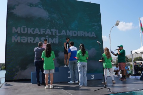 Swimming competition in Mingachevir - PHOTO