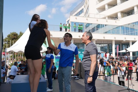 Swimming competition in Mingachevir - PHOTO