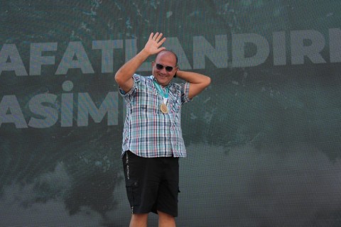 Swimming competition in Mingachevir - PHOTO